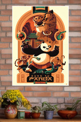 Kung Fu Panda Movie Poster | Animated Movie Posters