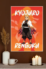Kyōjurō Rengoku Poster | Anime Posters