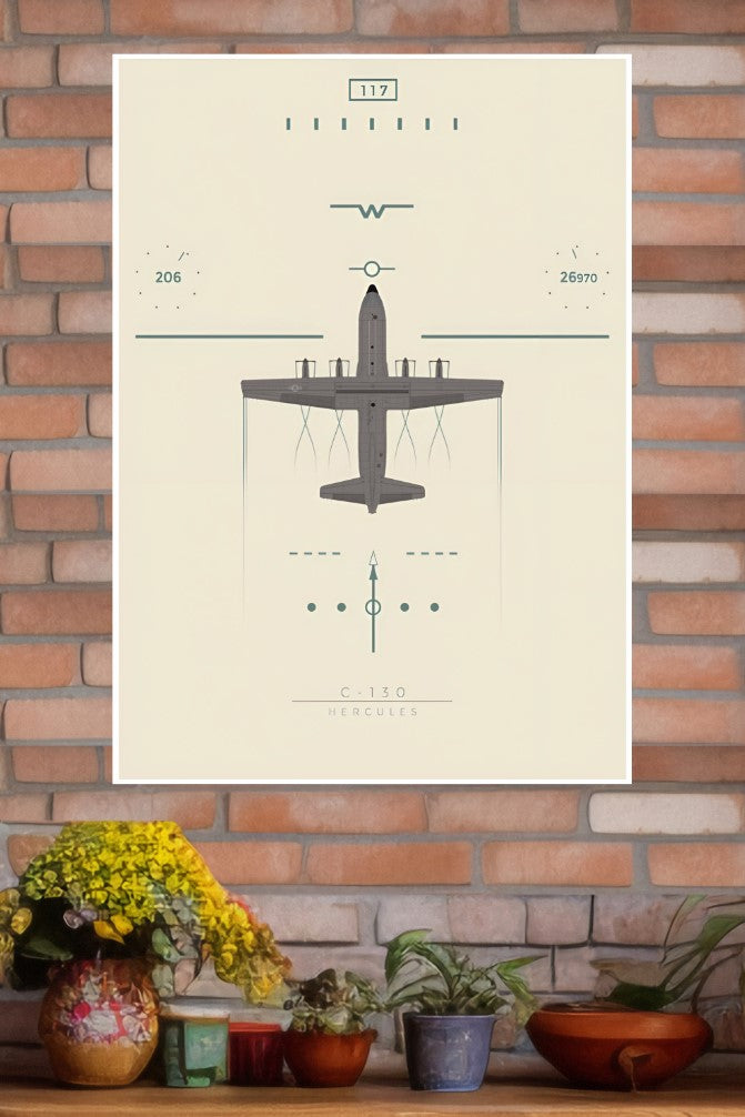 Lockheed AC-130 Poster | Fighter Plane Posters