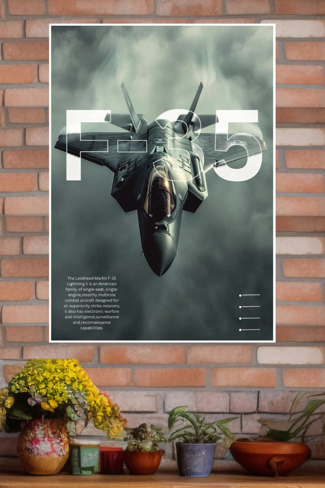 Lockheed Martin F-35 LightningII Poster | Fighter Plane Posters