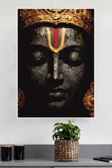 Lord VISHNU Venkateswara Divine Face Wall Poster | God Posters