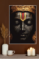 Lord VISHNU Venkateswara Divine Face Wall Poster | God Posters