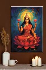 Maa Lakshmi–Goddess of Wealth Poster | God Posters