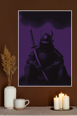 Meditation in Metal Poster | Samurai Warrior Poster