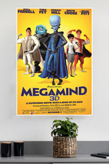 Mega mind movie Poster | Animated Movie Posters