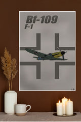 Messerschmitt Bf 109 Poster | Fighter Plane Posters