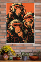 Monkeys Poster | Animal Posters