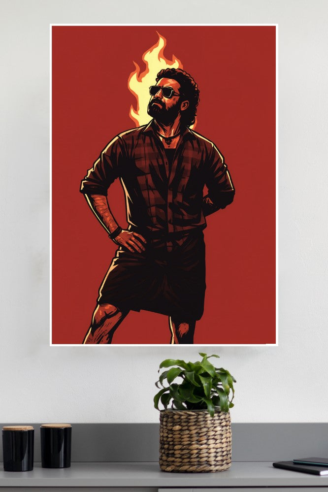 NTR Fire With in Poster| Tollywood Movies Posters