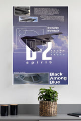 Northrop B-2 Spirit Poster | Fighter Plane Poster