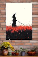 Path of the Fallen Warrior Poster | Samurai Warrior Poster