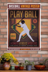 Play Ball Poster | Baseball Posters