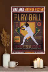 Play Ball Poster | Baseball Posters
