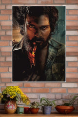 Pushpa With Sigrate Poster | Tollywood Movies Posters