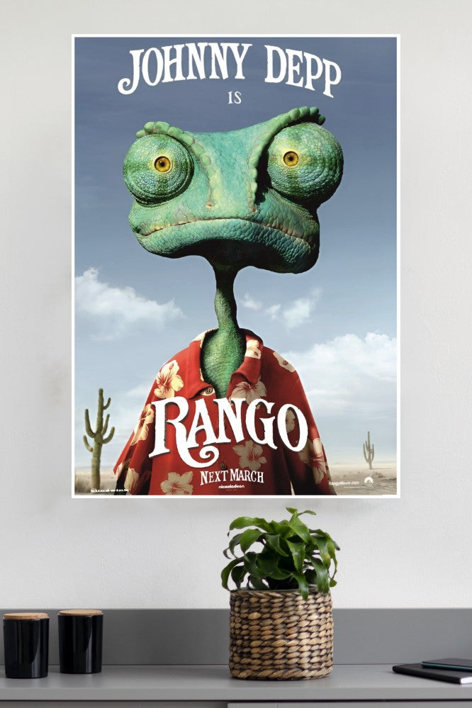 RANGO Johnny Depp RANGO Poster | Animated Movie Posters