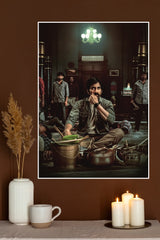 Ravi Teja Jathara Silence Before the Storm Poster| Tollywood Movies Posters