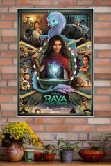 Raya THE LAST DRAGON Poster | Animated Movie Posters