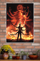 Salaar Cease Fire Avatar of Flame Poster| Tollywood Movies Posters