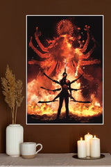 Salaar Cease Fire Avatar of Flame Poster| Tollywood Movies Posters