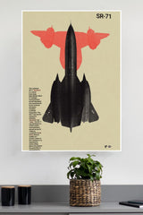 SR-71 Blackbird Poster | Fighter Plane Posters