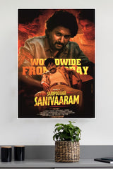 Saripodhaa Sanivaaram NANI Action Poster | Tollywood Movies Posters