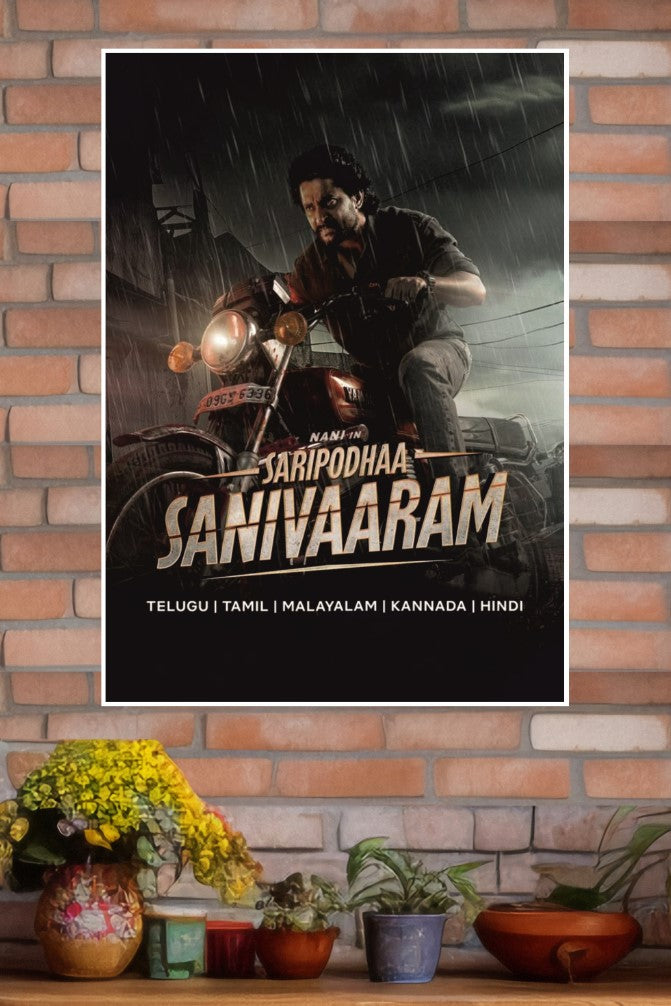 Saripodhaa Sanivaaram Poster | Tollywood Movies Posters
