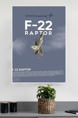 Silent Fury Poster | Fighter Plane Poster