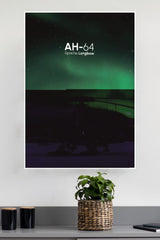 Steel Falcon Apache Longbow Poster | Fighter Plane Posters