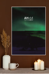 Steel Falcon Apache Longbow Poster | Fighter Plane Posters