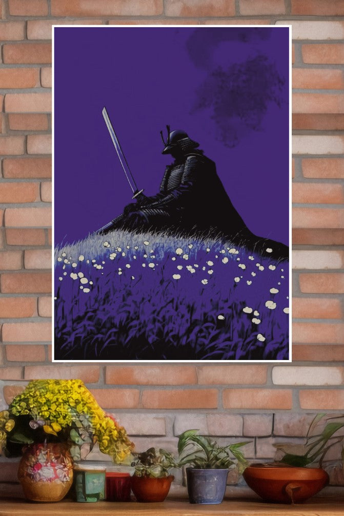 Stillness Before the Storm Poster | Samurai Warrior Poster
