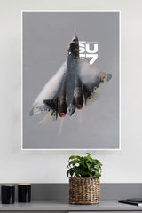 Su-57 Edge of Supremacy Poster | Fighter Plane Posters