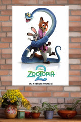 The Animated Film Zootopia 2 Poster| Animated Movie Posters