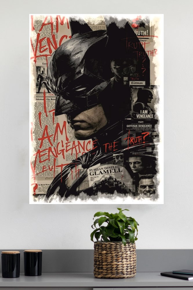 The Batman I Am Vengeance Poster | Superhero Posters