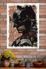The Batman I Am Vengeance Poster | Superhero Posters