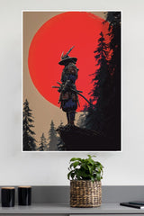 The Weight of Shadows Poster | Samurai Warrior Poster