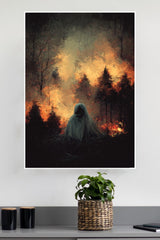 Whispers in the Inferno Poster | Darkness Posters