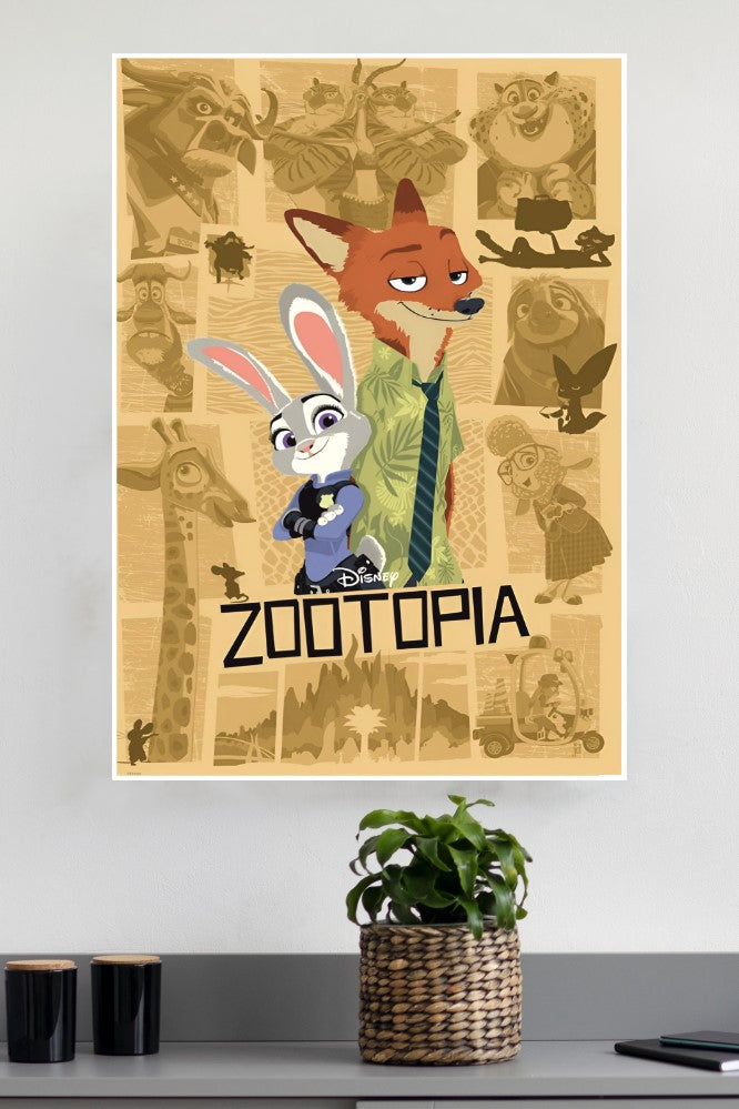 Zootopia Poster | Animated Movie Posters