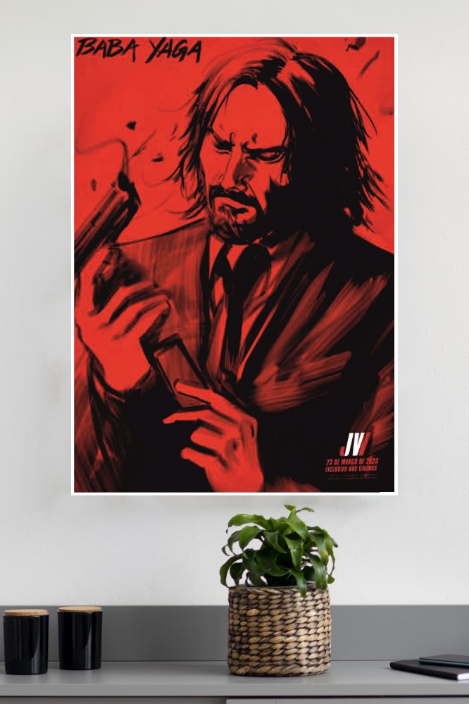 “Baba Yaga”–John Wick Chapter 4 Poster | Hollywood Movies Posters