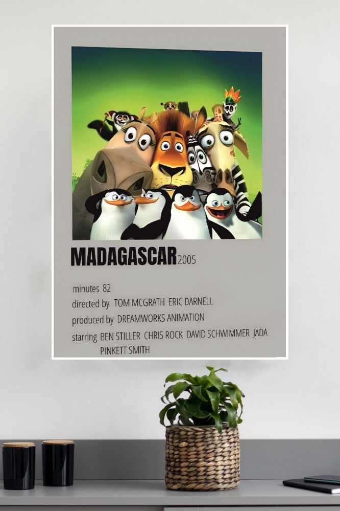 madagas car Jungle Joy Poster | Animated Movie Posters