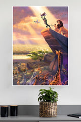 the lion king Circle of Life Awakening Poster| Animated Movie Posters