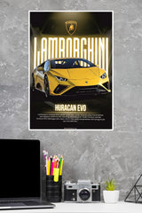 2020 Lamborghini Huracan EVO Poster | Cars Posters
