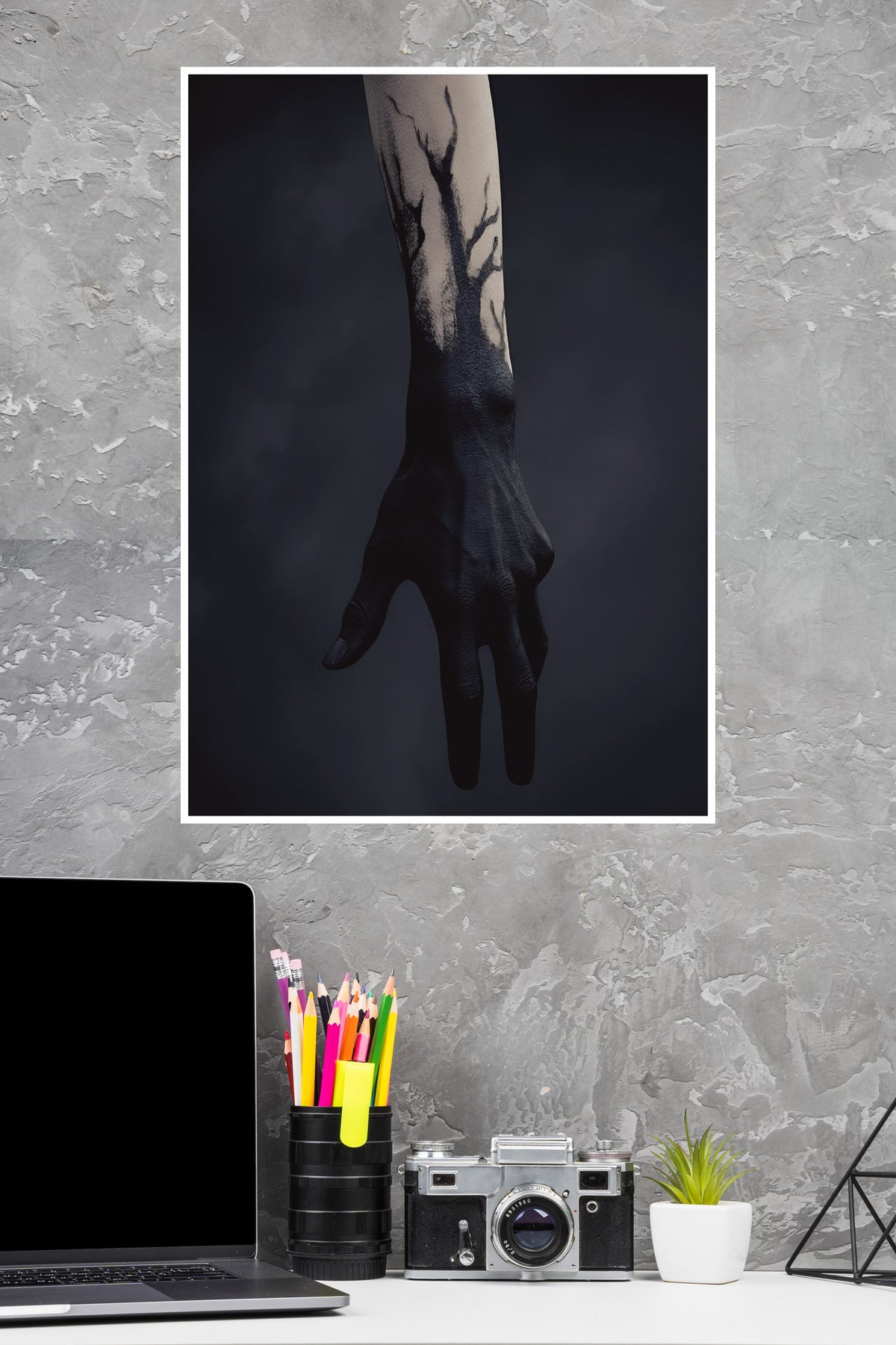 Black hand tattoo Poster | Darkness Posters
