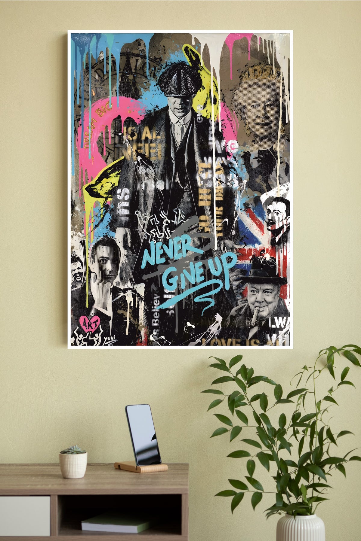 British Grit Poster | Power Full Man Poster