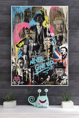British Grit Poster | Power Full Man Poster