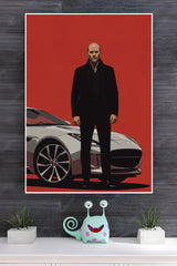 Deckard Shaw Poster | Power Full Man Poster