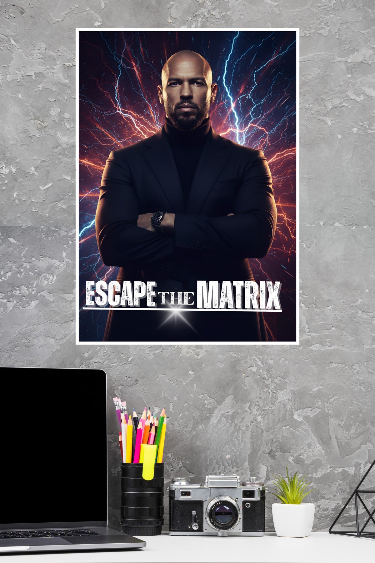 Escape The Matrix Poster|  Power full man Poster