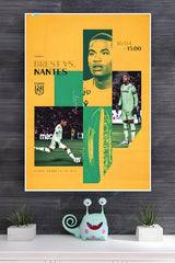 Evann Guessand Poster | Football Posters