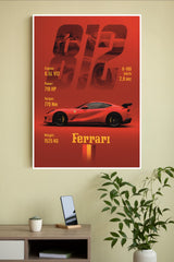 Ferrari 812 Super fast Poster | Cars Posters