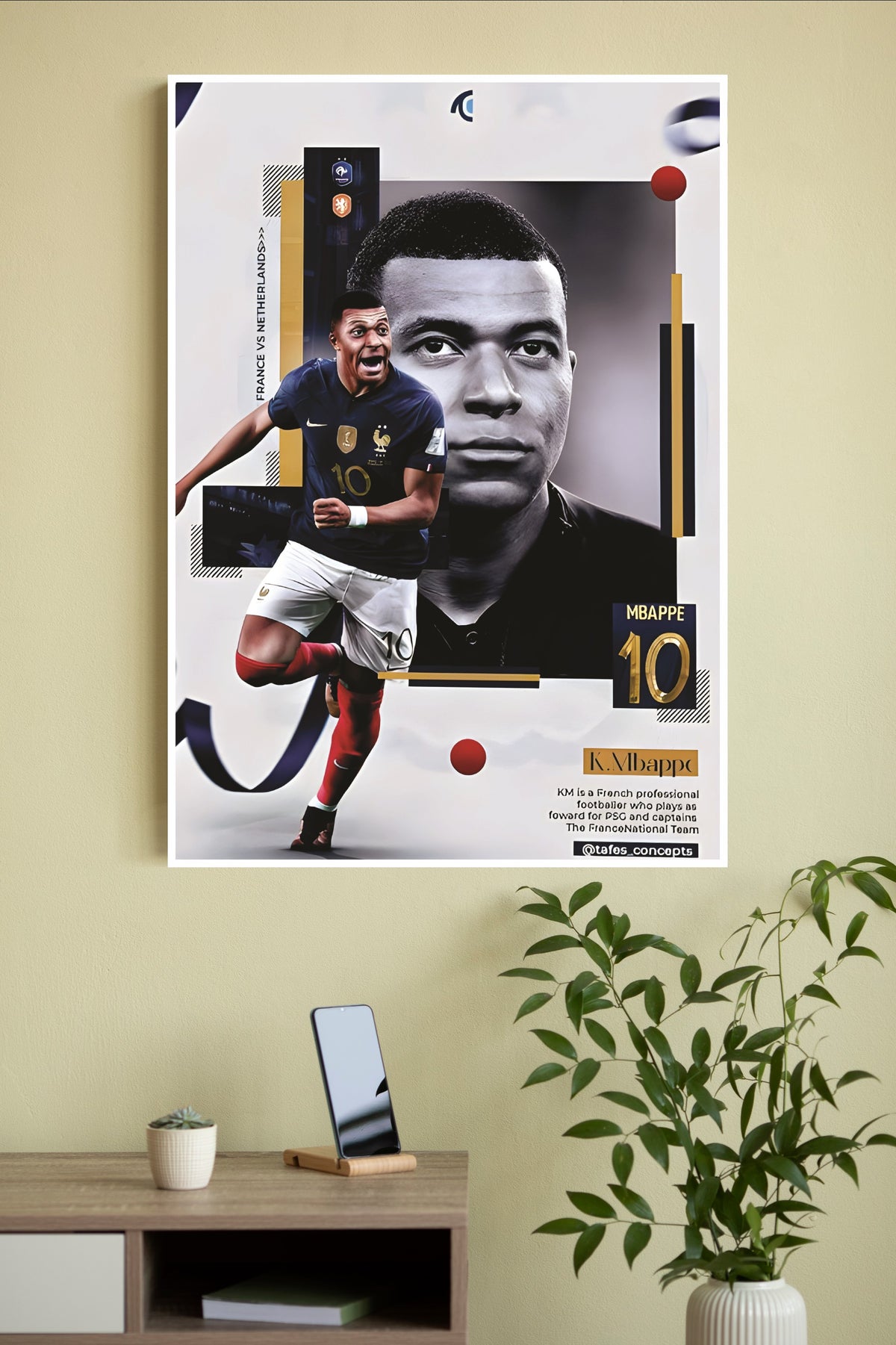 France Kylian Mbappé Poster | Football Posters