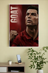 GOAT Ronaldo Poster | Football Posters