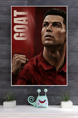 GOAT Ronaldo Poster | Football Posters